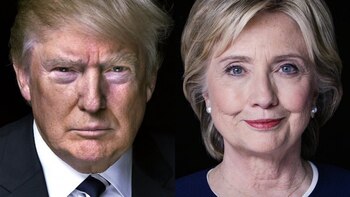 Donald Trump y Hillary Clinton