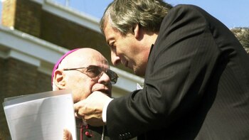 Rubén Héctor Di Monte junto al ex presidente Néstor Carlos Kirchner (NA)