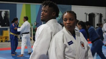 Popole Misenga y Yolanda Bukasa,