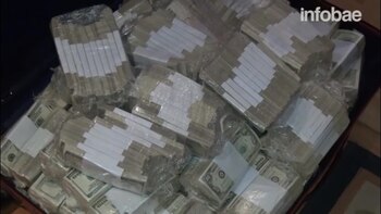 José Francisco López fue detenido al ser descubierto in fraganti con millones de dólares bajo su poder.
