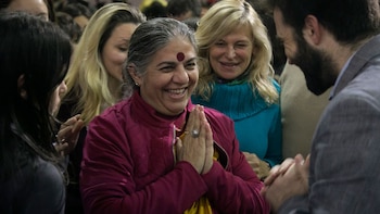 Vandana Shiva en Buenos Aires