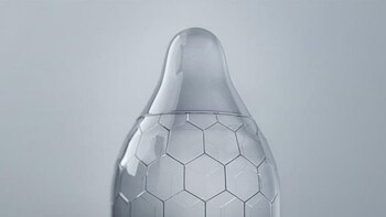 Los condones Hex, de la