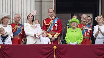 La familia real británica