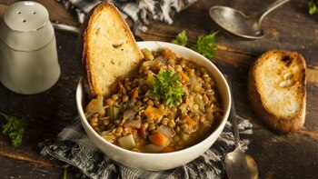 Las lentejas son una fuente