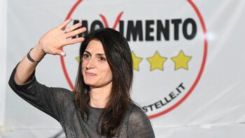 Viriginia Raggi fue elegida por