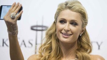 Paris Hilton dejó ver su