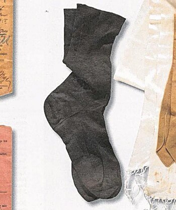 Medias de Adolf Hitler, desgastadas.