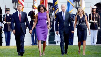 Barack y Michelle Obama junto