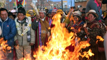 Celebraciones aymaras por el nuevo