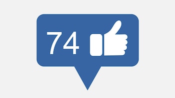 La cantidad de “Me gusta”