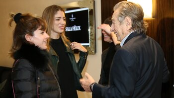 Franco Macri , Cecilia Sain y Catalina Sánchez Barrenechea