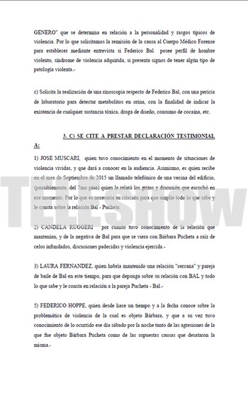 Presentación espontánea de Barbie Vélez