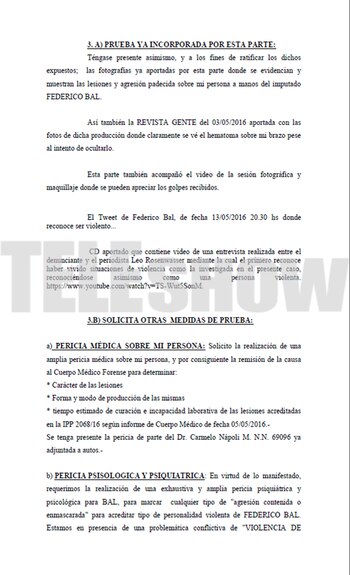 Presentación espontánea de Barbie Vélez