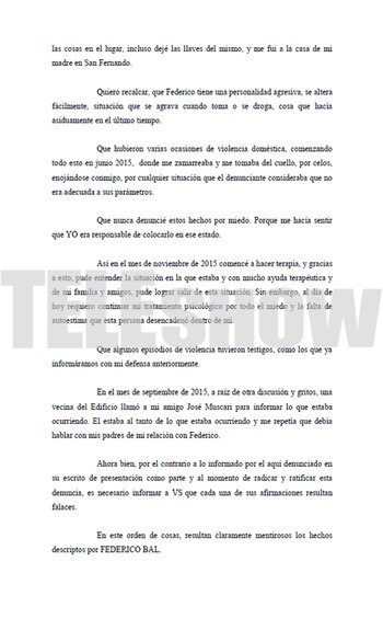 Presentación espontánea de Barbie Vélez