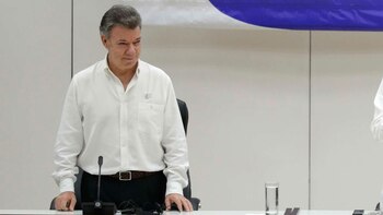 Juan Manuel Santos, el día