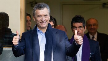 El presidente Mauricio Macri se puso una buena nota al cumplirse –en 10 días– su primer año de gestión (NA)