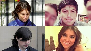 Martín, Leandro, Luciana y Melina