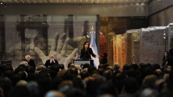 Cristina Kirchner habla en el
