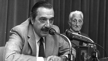 El ex presidente Raúl Alfonsín