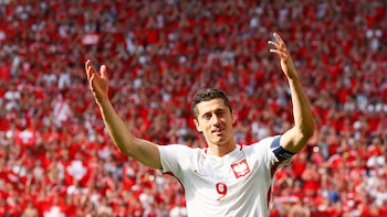 Robert Lewandowski, la gran figura de la Selección de Polonia (Reuters)
