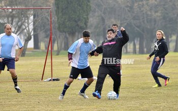 Diego Maradona y Rocío Oliva