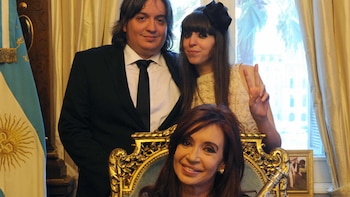 Florencia y Máximo Kirchner también