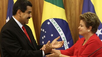 Nicolás Maduro y Dilma Rousseff