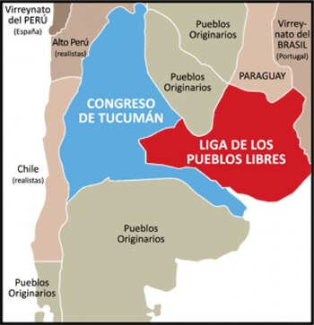 El mapa de las provincias