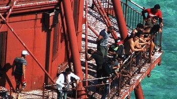 Los 17 inmigrantes llegaron en mayo