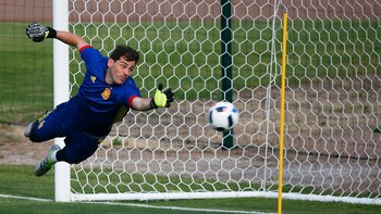 Iker Casillas fue suplente durante