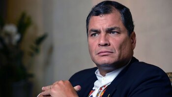Rafael Correa, presidente de Ecuador