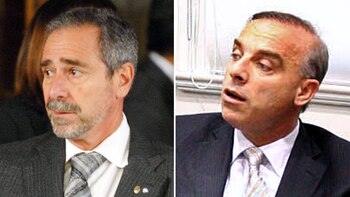 Ricardo Jaime y Claudio Uberti