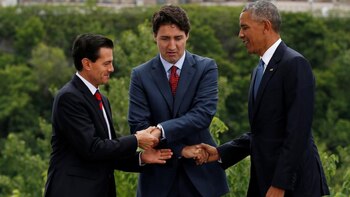 Enrique Peña Nieto, Justin Trudeau