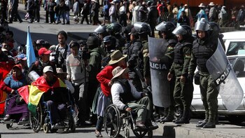Una de las protestas sindicales