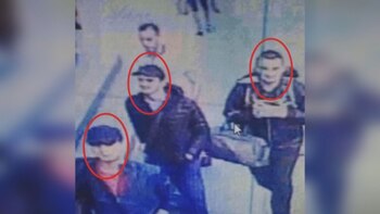 Los tres terroristas del aeropuerto