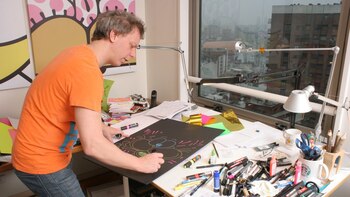 El humorista gráfico buscó inundar