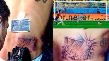 Al finalizar su participación en el Mundial de Brasil 2014 se retrató la jugada