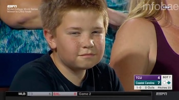 El joven fue el centro de atención durante algunos minutos