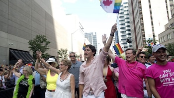 Justin Trudeau desfiló con las