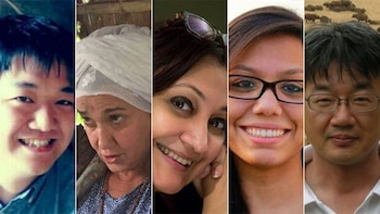 Cinco de las víctimas del