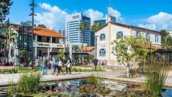 Sarona, un “oasis” recreacional en