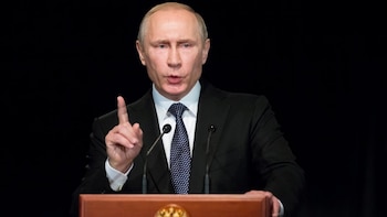 Vladimir Putin prepara una fuerte