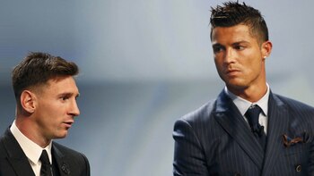 Cristiano Ronaldo y Lionel Messi