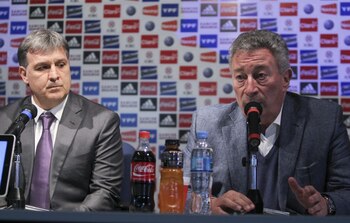 Gerardo Martino fue presentando el 14 de agosto de 2014 como técnico de la Selección Argentina