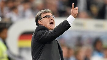 El debut del “Tata” Martino fue en un amistoso internacional ante la selección de Alemania