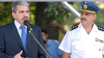 Aníbal Fernández y Néstor Valleca,