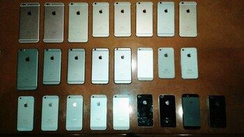 La banda solo robaba dispositivos iPhone.