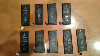 Baterías robadas y de todos los modelos.