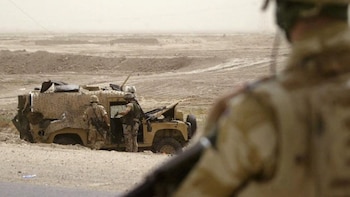 Soldados británicos en Irak