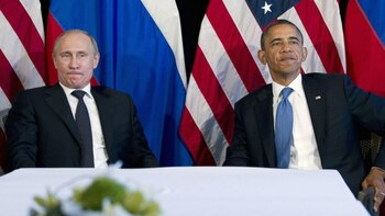 Vladimir Putin y Barack Obama en una foto de archivo (AP)
